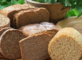 Dinkelkorn Brot-Varianten